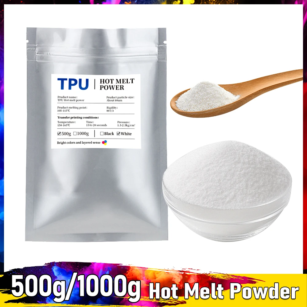DTF Hot Melt Powder 500G/1000G DTF Powder DTF White PET Transfer Film Powder For DTF Transfer Printing DTF Adhesive Powder
DTF Hot Melt Powder 500G/1000G DTF Powder DTF White PET Transfer Film Powder For DTF Transfer Printing DTF Adhesive Powder