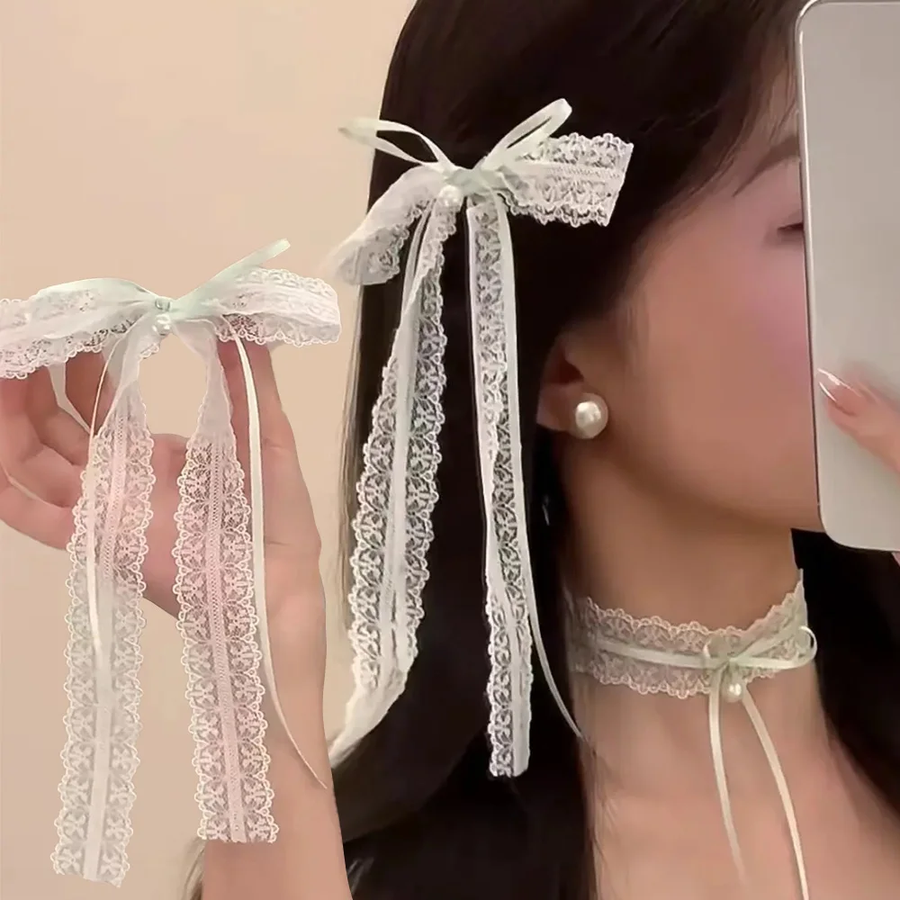 Lace Bow Ribbon Hair Clip Cream White, Bullet Style Side Hairpin for Women, Hair Accessories Headwear Headpiece Daily
Lace Bow Ribbon Hair Clip Cream White, Bullet Style Side Hairpin for Women, Hair Accessories Headwear Headpiece Daily