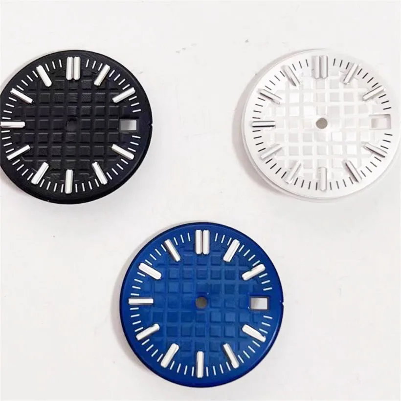 Watch Accessories 28.5MM Green Luminous Thickness 0.8 Literal Dial For NH35 NH36 4R35 4R36 Movement Black White Blue Watch Dial
Watch Accessories 28.5MM Green Luminous Thickness 0.8 Literal Dial For NH35 NH36 4R35 4R36 Movement Black White Blue Watch Dial