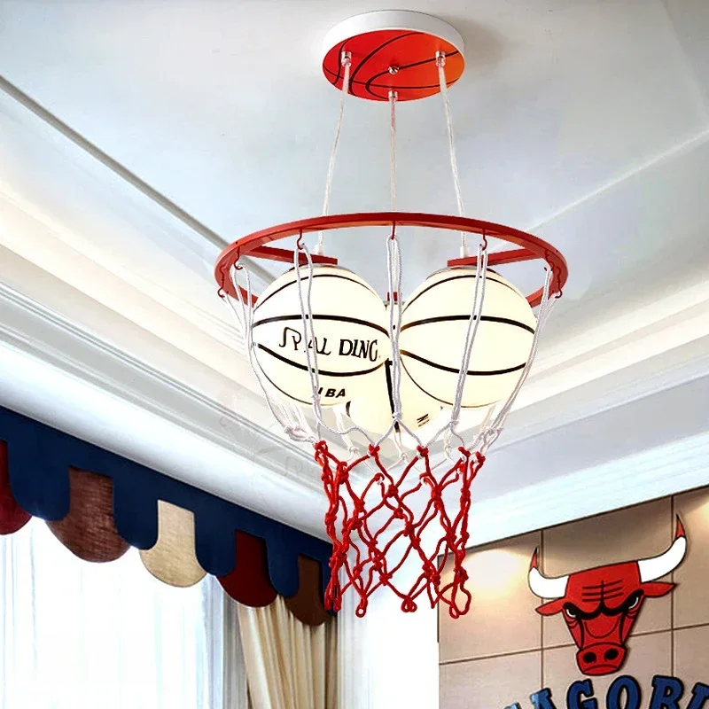 Creative Basketball Pendant Lights Glass Ball Light Fixtures for Children Bedroom Lamps Pendant Hanging Light Living Room Decor
Creative Basketball Pendant Lights Glass Ball Light Fixtures for Children Bedroom Lamps Pendant Hanging Light Living Room Decor