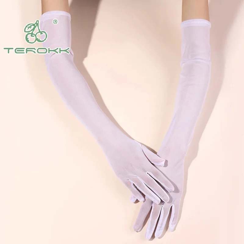 "Female Anti-UV Car Driving Mittens, Elegant 55CM Thin Elastic Tulle Mesh Gloves, Sexy Black Summer Sunscreen Accessory
"Female Anti-UV Car Driving Mittens, Elegant 55CM Thin Elastic Tulle Mesh Gloves, Sexy Black Summer Sunscreen Accessory