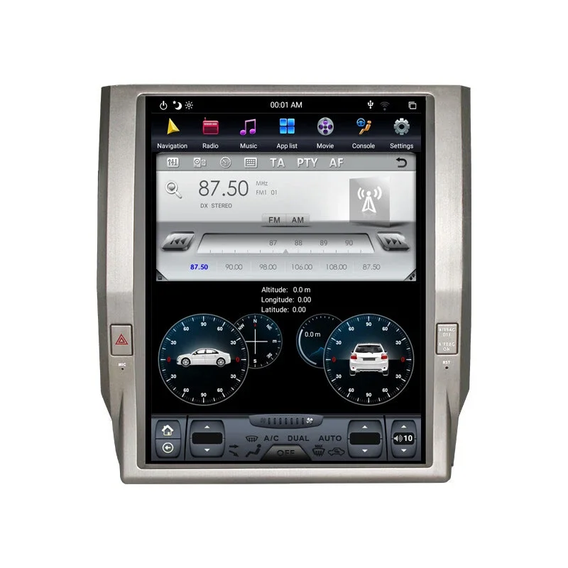 Вертикальный экран 12.1'' для Toyota Tundra 2010-2020, автомобильная магнитола Android, мультимедиа, беспроводной Carplay, аудио, Wi-Fi, 4G, головное устройство
Вертикальный экран 12.1'' для Toyota Tundra 2010-2020, автомобильная магнитола Android, мультимедиа, беспроводной Carplay, аудио, Wi-Fi, 4G, головное устройство