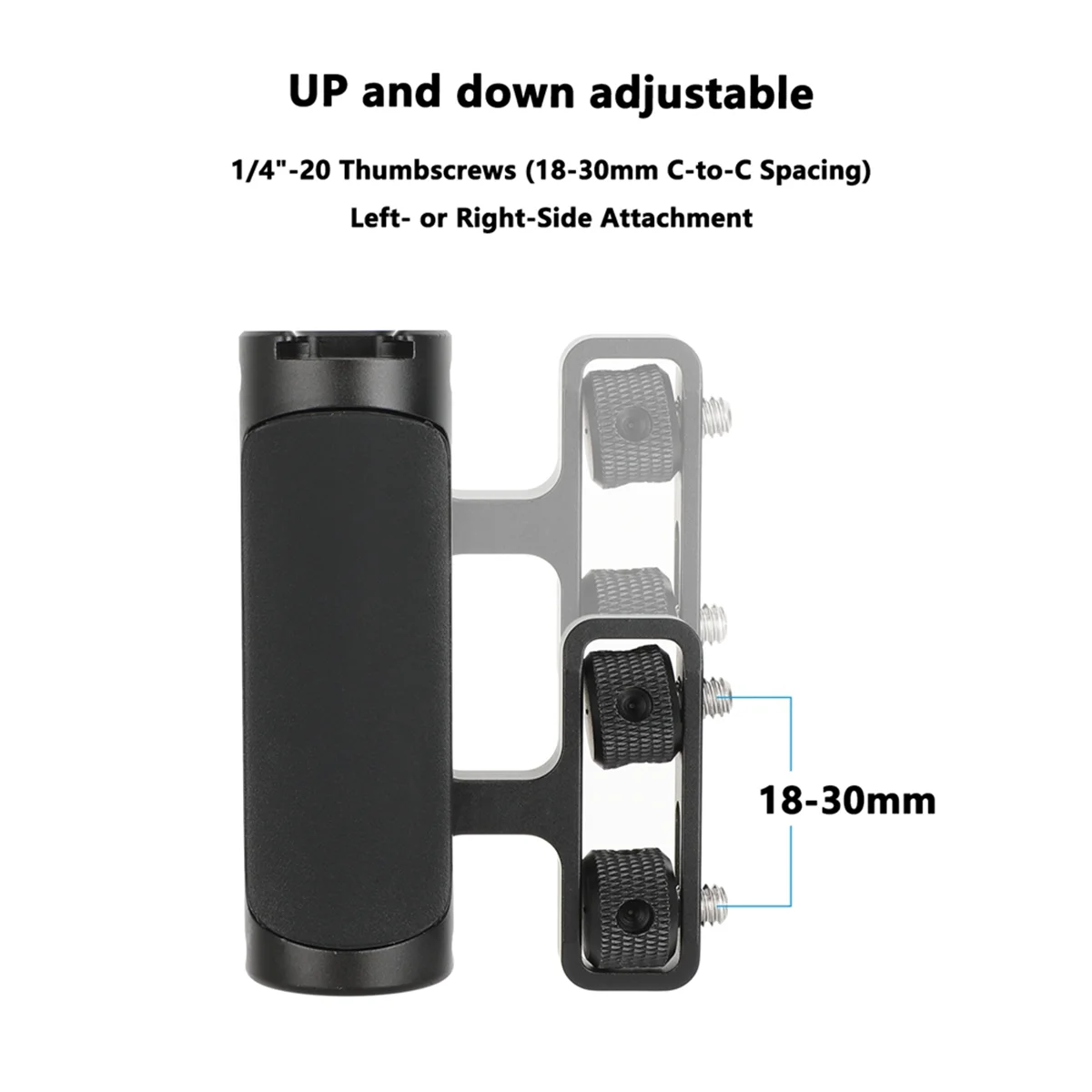 Universal Side Handle Grip with Dual 1/4 In-20 Screw Mount for Left Right-Hand for Monitoe Camera Cage Handle Grip Z
Universal Side Handle Grip with Dual 1/4 In-20 Screw Mount for Left Right-Hand for Monitoe Camera Cage Handle Grip Z