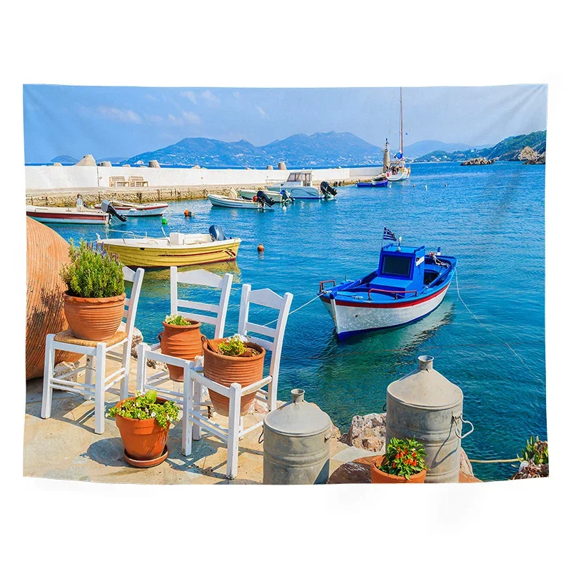 Sailboat Tapestry Ocean Wall Hanging Beautiful Sea Beach Landscape Wall Background Art Bedroom Window Decoration
Sailboat Tapestry Ocean Wall Hanging Beautiful Sea Beach Landscape Wall Background Art Bedroom Window Decoration