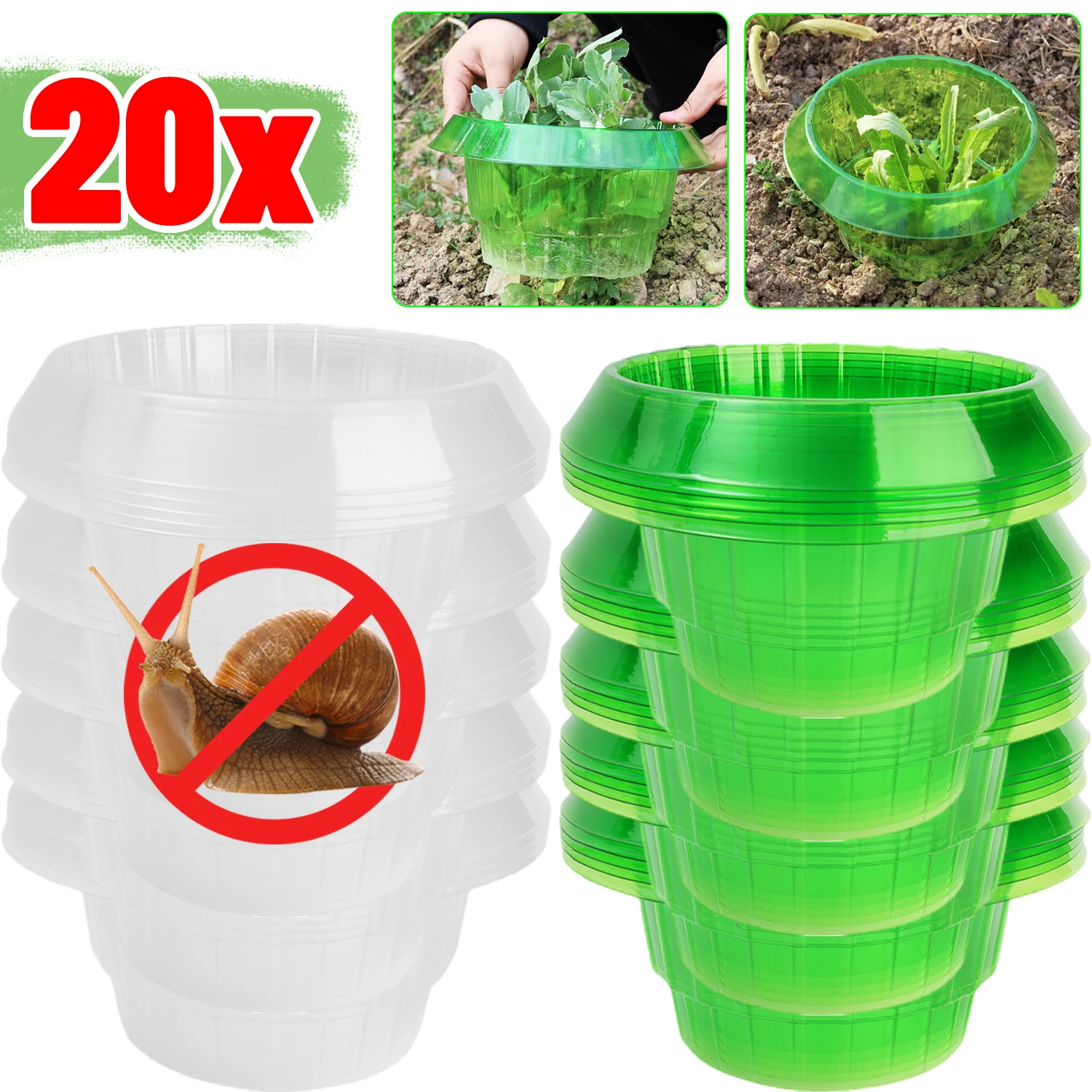 Breathable Plant Protective Cover Garden Flower Pot Pest Control Snail & Slug Guard Reusable Agricultural Seedling Guard Trapper
Breathable Plant Protective Cover Garden Flower Pot Pest Control Snail & Slug Guard Reusable Agricultural Seedling Guard Trapper