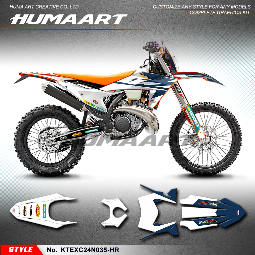 HUMAART MX Stickers Enduro Motorcycle Decals for KTM 150 250 300 350 450 500 EXC EXC-F XC-W XCW XCF-W 2024 2025, KTEXC24N035-HR
HUMAART MX Stickers Enduro Motorcycle Decals for KTM 150 250 300 350 450 500 EXC EXC-F XC-W XCW XCF-W 2024 2025, KTEXC24N035-HR