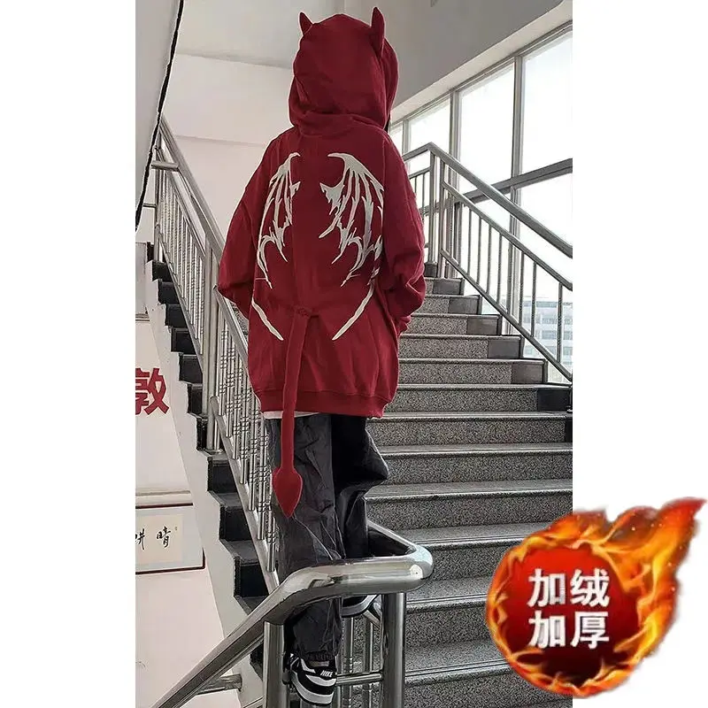 Gothic Harajuku Zip Up Hoodies Women Mall Goth Tops Japanese Streetwear Kawaii Hooded Sweatshirt 2023 Autumn Pullovers hoodie
Gothic Harajuku Zip Up Hoodies Women Mall Goth Tops Japanese Streetwear Kawaii Hooded Sweatshirt 2023 Autumn Pullovers hoodie