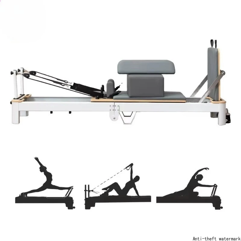 Upgrade Multiple Reformer Training Methods Aluminum Pilates Reformer for Bodybuilding Fitness Equipment for Gym Use
Upgrade Multiple Reformer Training Methods Aluminum Pilates Reformer for Bodybuilding Fitness Equipment for Gym Use