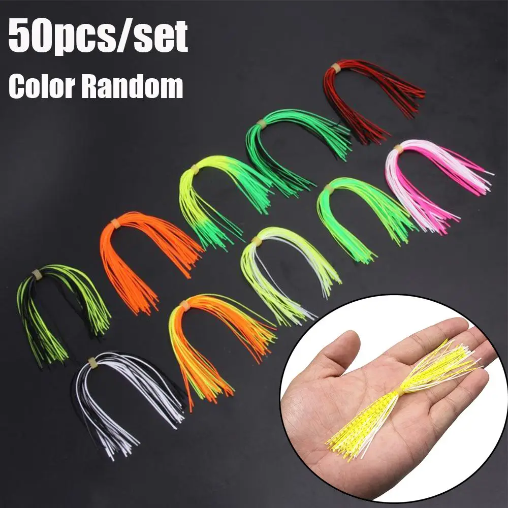 50 Pcs Durable Spinner Sinking Lifelike Windless Rubber Squid Soft Fishing Lures Beard Silicone Skirts Jig Bait
50 Pcs Durable Spinner Sinking Lifelike Windless Rubber Squid Soft Fishing Lures Beard Silicone Skirts Jig Bait