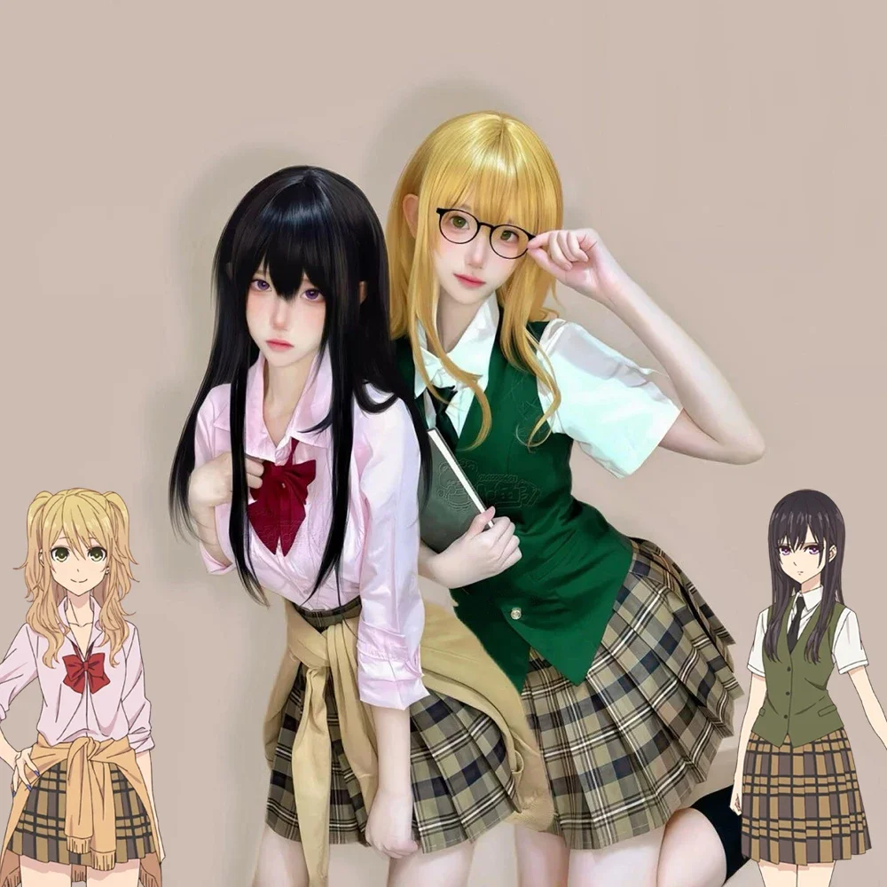 New Anime Citrus Aihara Mei Aihara Yuzu Cosplay Costume Girl Shirt Skirt Set School JK Uniform College Daily Summer Clothes
New Anime Citrus Aihara Mei Aihara Yuzu Cosplay Costume Girl Shirt Skirt Set School JK Uniform College Daily Summer Clothes