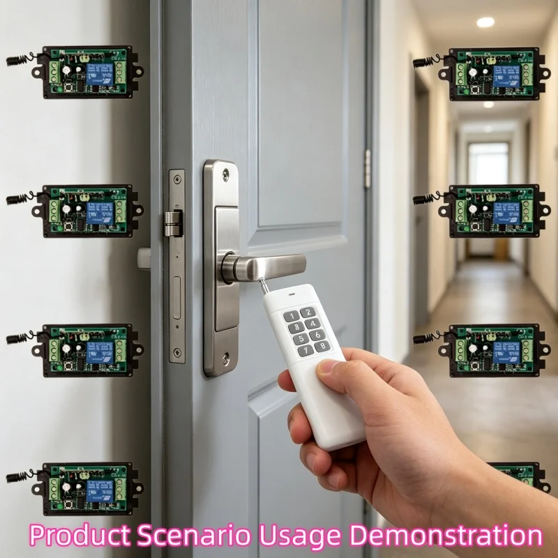 DC9V 12V 24V Multi-CH Wireless RF Remote Control Switch, for Controlling DIY Electronics, LED Lights, and Electromagnets Locks
DC9V 12V 24V Multi-CH Wireless RF Remote Control Switch, for Controlling DIY Electronics, LED Lights, and Electromagnets Locks