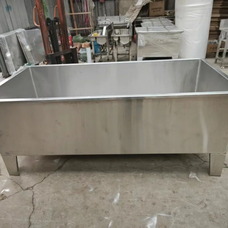 Customizable Food Factory Thickened Large Stainless Steel Thawing Pool Commercial Heavy Duty Large Sink Defrosting Tank
Customizable Food Factory Thickened Large Stainless Steel Thawing Pool Commercial Heavy Duty Large Sink Defrosting Tank