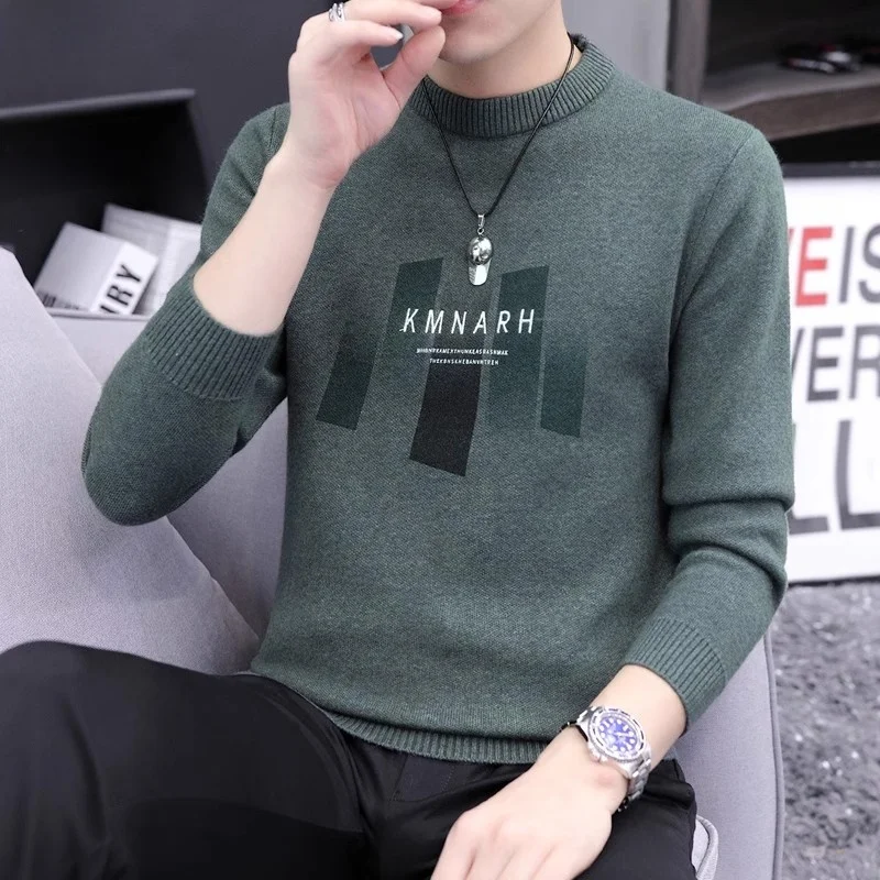 Мужской теплый зимний свитер с круглым вырезом, модный базовый слой, повседневный, с длинным рукавом, утолщенный, зимняя мода
Мужской теплый зимний свитер с круглым вырезом, модный базовый слой, повседневный, с длинным рукавом, утолщенный, зимняя мода