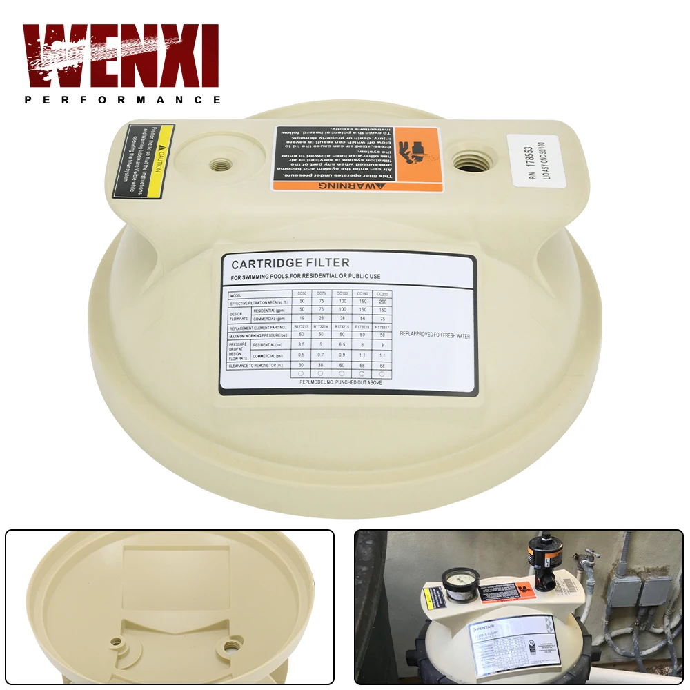 178553 Замена крышки в сборе, совместимая с фильтром картриджа Clean & Clear Predator для бассейна и спа
178553 Замена крышки в сборе, совместимая с фильтром картриджа Clean & Clear Predator для бассейна и спа