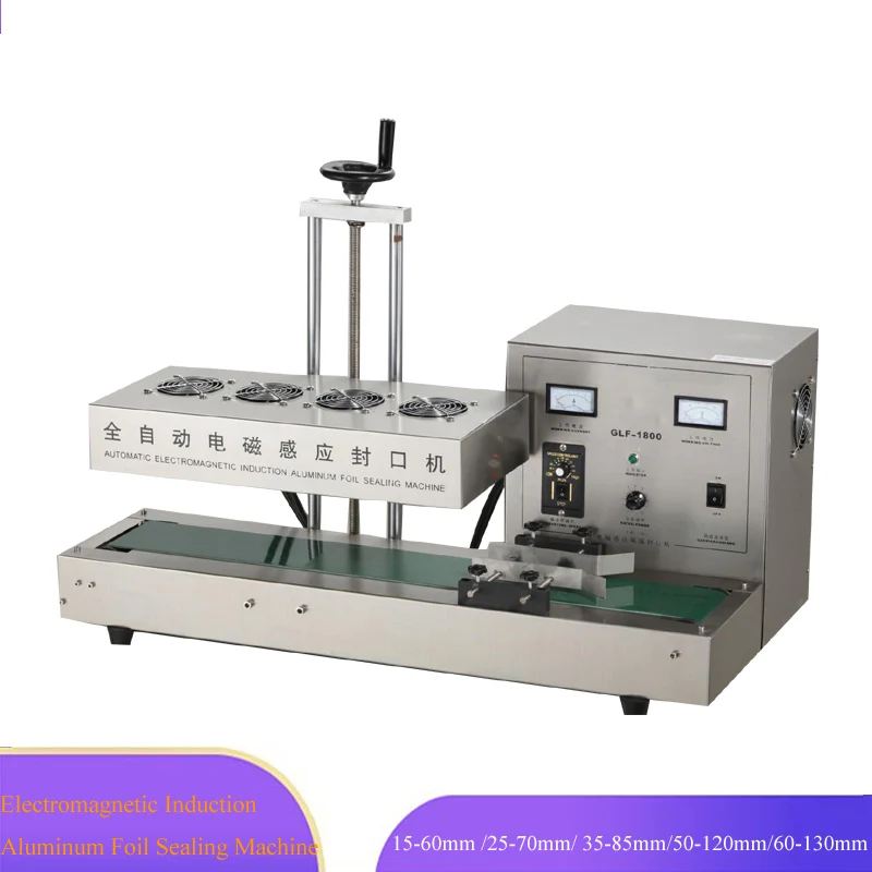 Automatic Electromagnetic Induction Aluminum Foil Sealing Machine Tin Foil Gasket Oil Bottle Honey Plastic Bottle Packaging Mach
Automatic Electromagnetic Induction Aluminum Foil Sealing Machine Tin Foil Gasket Oil Bottle Honey Plastic Bottle Packaging Mach