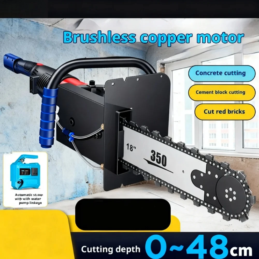 220V Handheld High-Power Concrete Cutting Chain Saw - Dust-Free for Wall/Door/Window Opening
220V Handheld High-Power Concrete Cutting Chain Saw - Dust-Free for Wall/Door/Window Opening