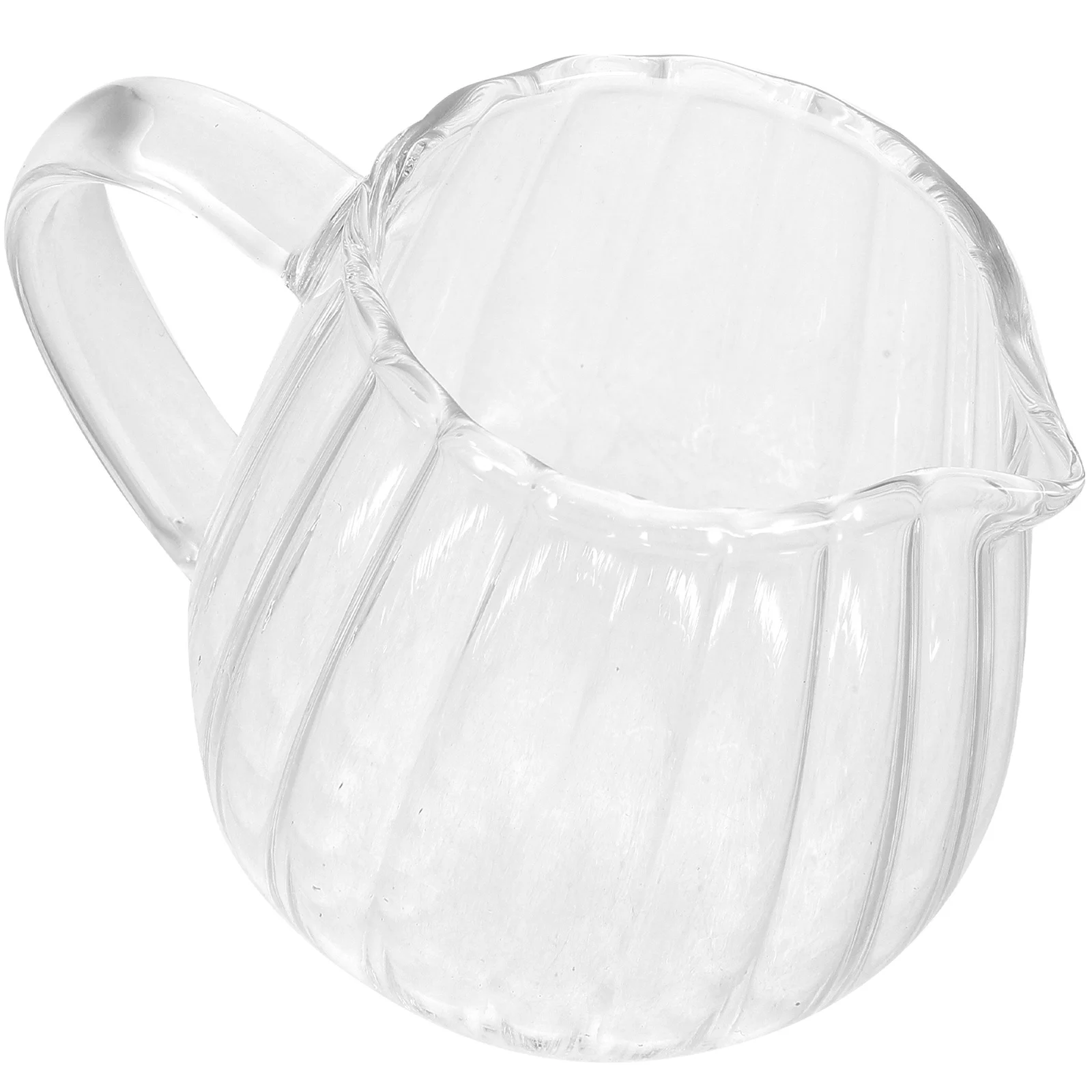 Glass Creamer Pitcher Mini Milk Jug 155ml Creative Spout Design Multi-Use Coffee Creamer Container Sugar Dispenser
Glass Creamer Pitcher Mini Milk Jug 155ml Creative Spout Design Multi-Use Coffee Creamer Container Sugar Dispenser