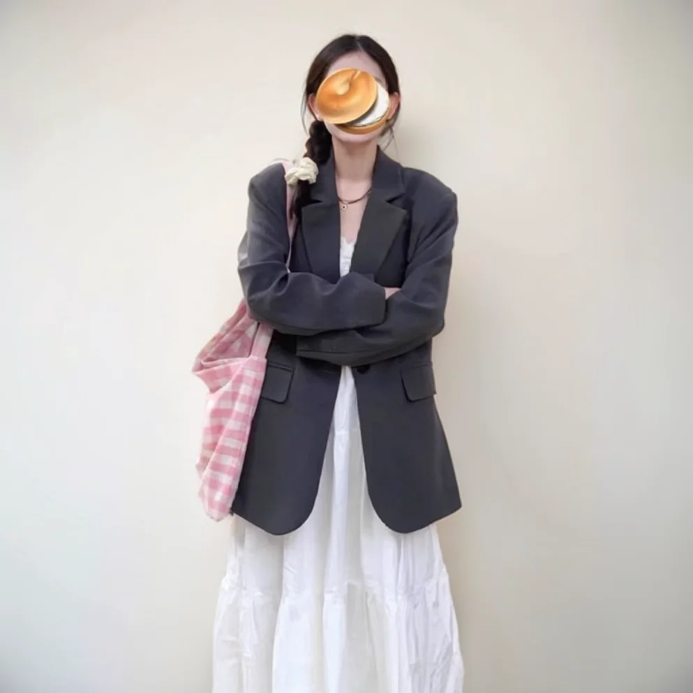 Женский молодежный пиджак в клетку с стразами, хлопковый, свободного кроя, в стиле преппи, с металлической цепочкой на плече, минималистичный, бесшовный, в стиле Ins
Женский молодежный пиджак в клетку с стразами, хлопковый, свободного кроя, в стиле преппи, с металлической цепочкой на плече, минималистичный, бесшовный, в стиле Ins