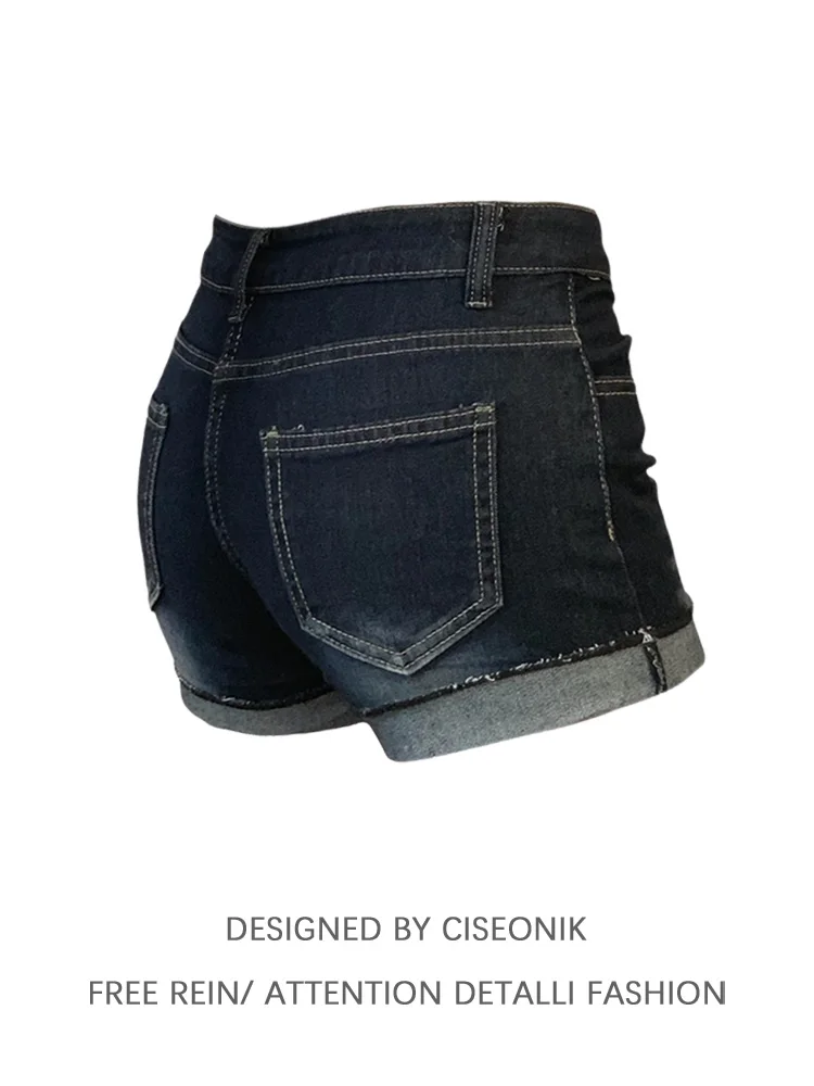 Low Waist Distressed Denim Shorts Women's Spring New Slimming Hot Pants American Style Washed out Jeans Casual Fashion
Low Waist Distressed Denim Shorts Women's Spring New Slimming Hot Pants American Style Washed out Jeans Casual Fashion