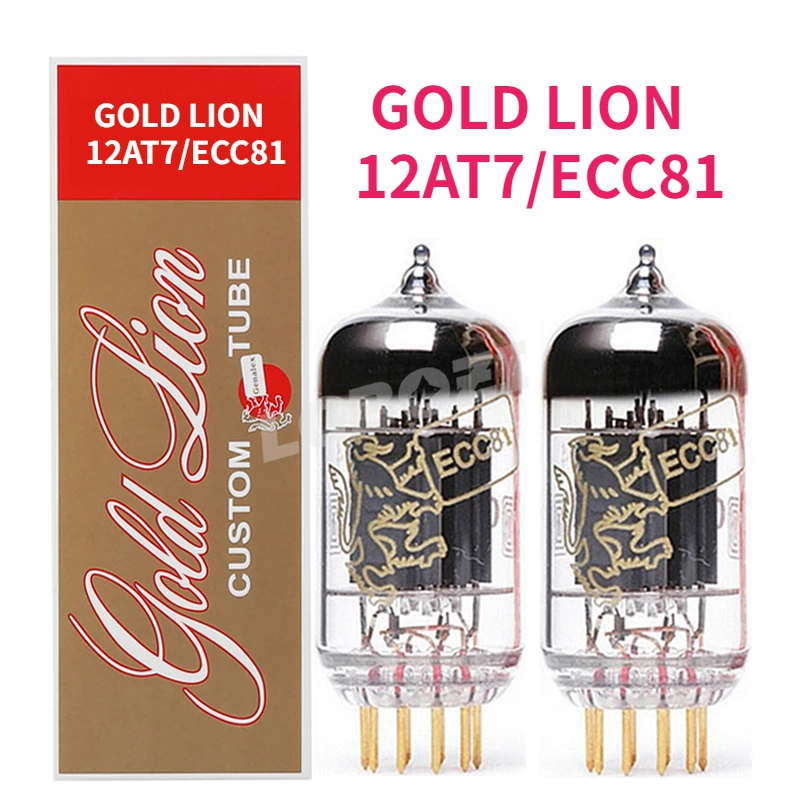 ECC81 GOLD LION Vacuum Tube Replacement 12AT7 B739 12at7 B739 6201 Vacuum Tube Factory Tested Precision Match DIY Tube Amplifier
ECC81 GOLD LION Vacuum Tube Replacement 12AT7 B739 12at7 B739 6201 Vacuum Tube Factory Tested Precision Match DIY Tube Amplifier