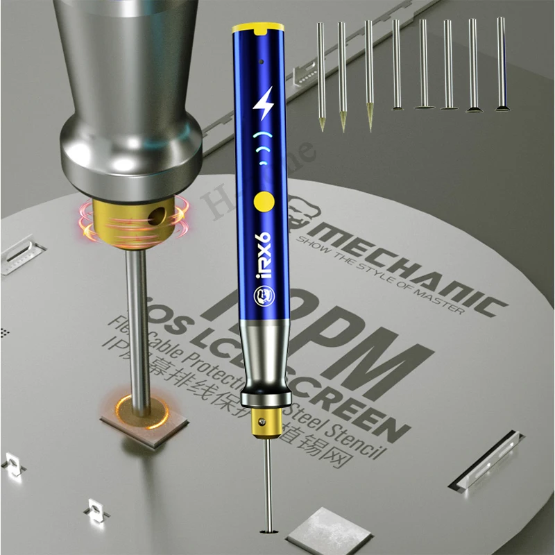 MECHANIC IRX6 speed adjustable engraving machine mini electric polishing pen mobile phone ic chip DIY jade carving pen polishing
MECHANIC IRX6 speed adjustable engraving machine mini electric polishing pen mobile phone ic chip DIY jade carving pen polishing