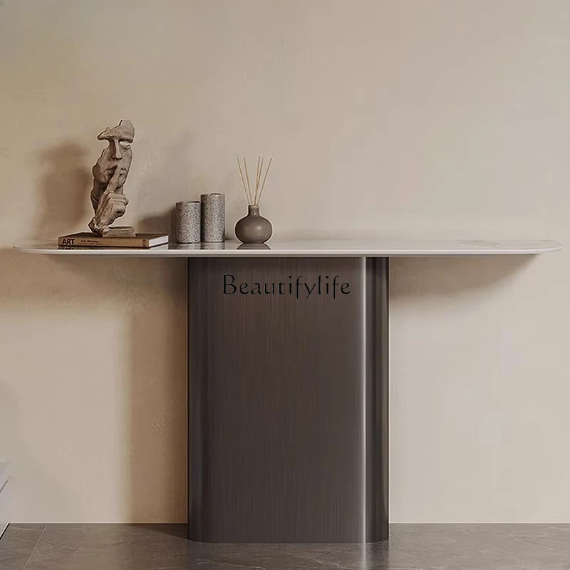 Italian light luxury entrance platform entrance entrance table against the wall aisle decorative cabinet
Italian light luxury entrance platform entrance entrance table against the wall aisle decorative cabinet