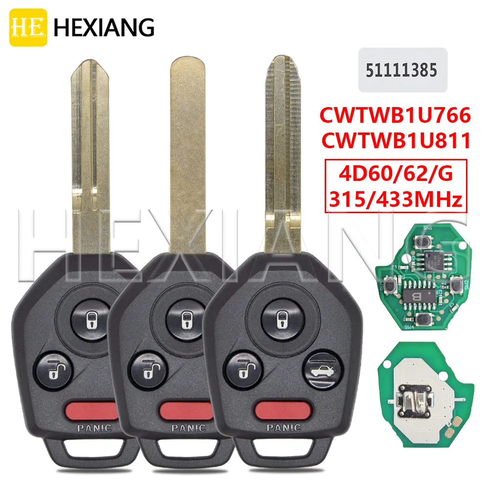 HE CWTWB1U811 433MHz CWTWB1U766 315MHz 4D60/4D62/4D82 G Chip Car Remote Key For Suabru Outback Legacy Forester Impreza Tribeca
HE CWTWB1U811 433MHz CWTWB1U766 315MHz 4D60/4D62/4D82 G Chip Car Remote Key For Suabru Outback Legacy Forester Impreza Tribeca