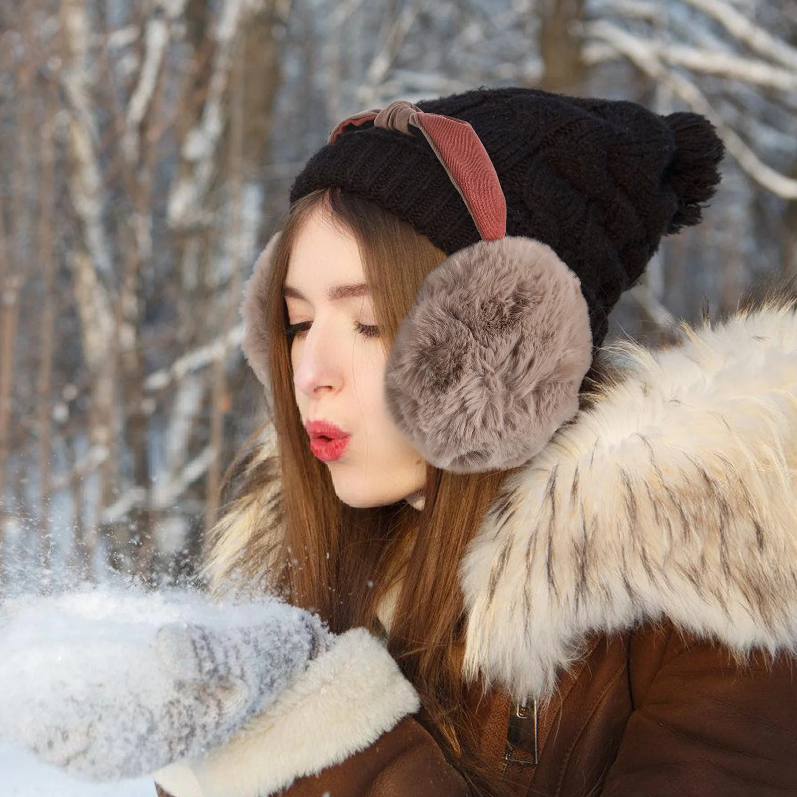 Warm Earmuffs for Women Men Foldable Ear Muffs Winter Cold Weather Lightweight Soft Rabbit Ear Cover Outdoor Camping
Warm Earmuffs for Women Men Foldable Ear Muffs Winter Cold Weather Lightweight Soft Rabbit Ear Cover Outdoor Camping