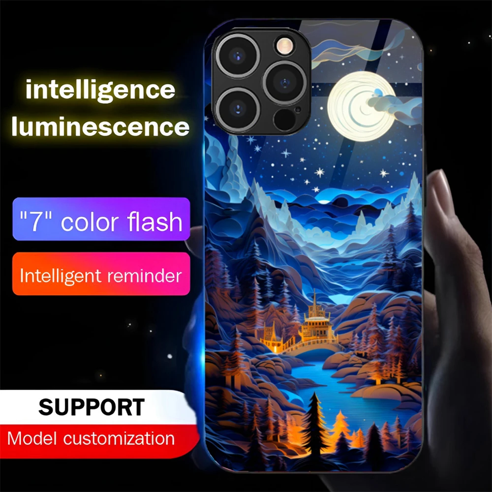 Paper Sculpture Design LED Light Glow Luminous Tempered Glass Back Phone Case For Samsung S25 S24 S23 S22 S21 S20 FE Plus Ultra
Paper Sculpture Design LED Light Glow Luminous Tempered Glass Back Phone Case For Samsung S25 S24 S23 S22 S21 S20 FE Plus Ultra