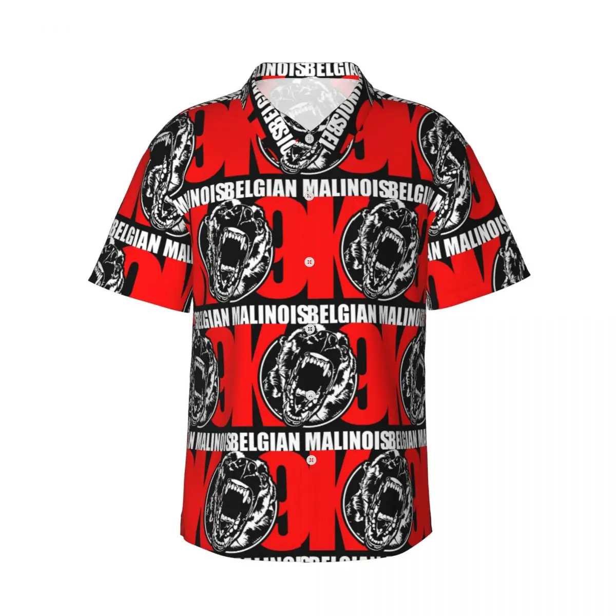 K9 Belgian Malinois Maligator Men's Shirts Hawaiian Short Sleeve Shirt Fashion Lapel Tops for Summer Beach
K9 Belgian Malinois Maligator Men's Shirts Hawaiian Short Sleeve Shirt Fashion Lapel Tops for Summer Beach