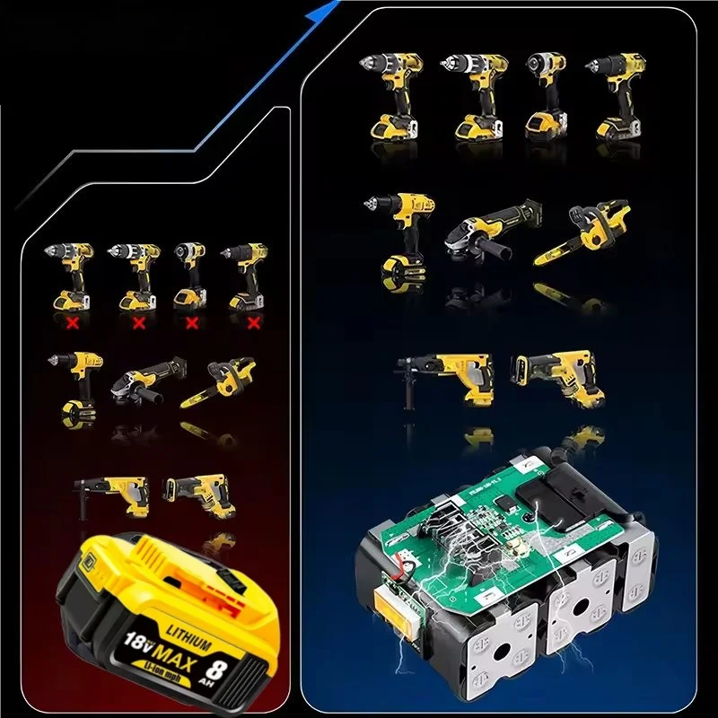 Forgoxh 18V original battery 6ah 8ah 10ah 12ah, long-term use with low charging
Forgoxh 18V original battery 6ah 8ah 10ah 12ah, long-term use with low charging