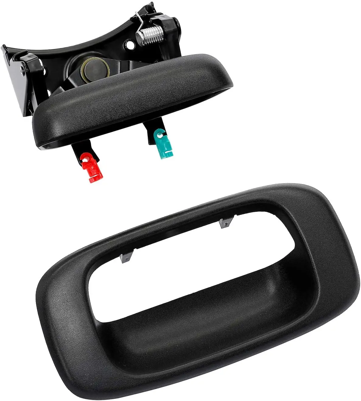 Tailgate Handle Latch and Bezel Trim Compatible with 1999-2007 Chevy Silverado GMC Sierra 1500 2500 3500 Replaces 15997911
Tailgate Handle Latch and Bezel Trim Compatible with 1999-2007 Chevy Silverado GMC Sierra 1500 2500 3500 Replaces 15997911