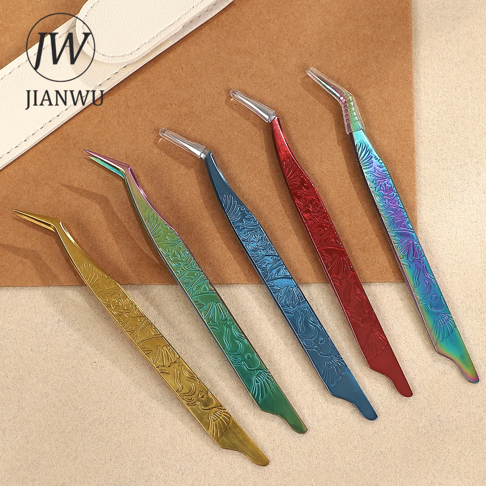 JIANWU Crane Pattern Chinese Style Gold Feather ClipTweezers Material Collage Creative DIY Journal Student Supplies Stationery
JIANWU Crane Pattern Chinese Style Gold Feather ClipTweezers Material Collage Creative DIY Journal Student Supplies Stationery