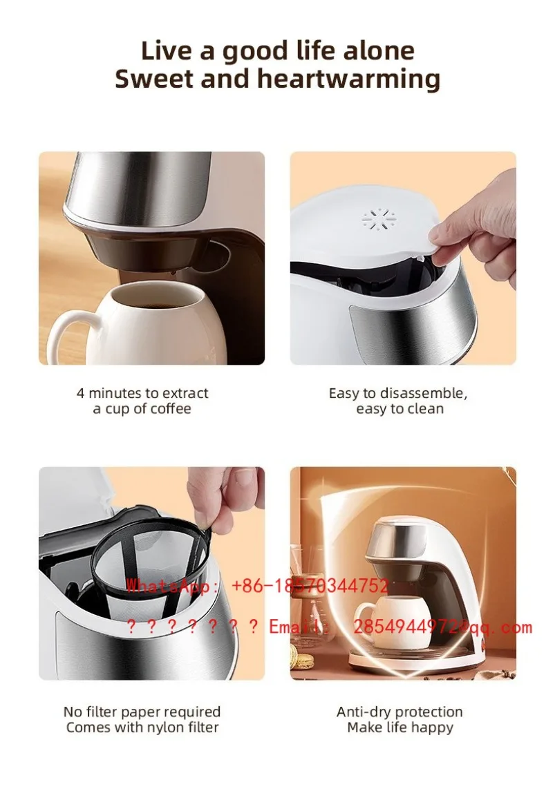 2026 Coffee Machine Household Automatic Tea Brewing Spot Quick Delivery
2026 Coffee Machine Household Automatic Tea Brewing Spot Quick Delivery
