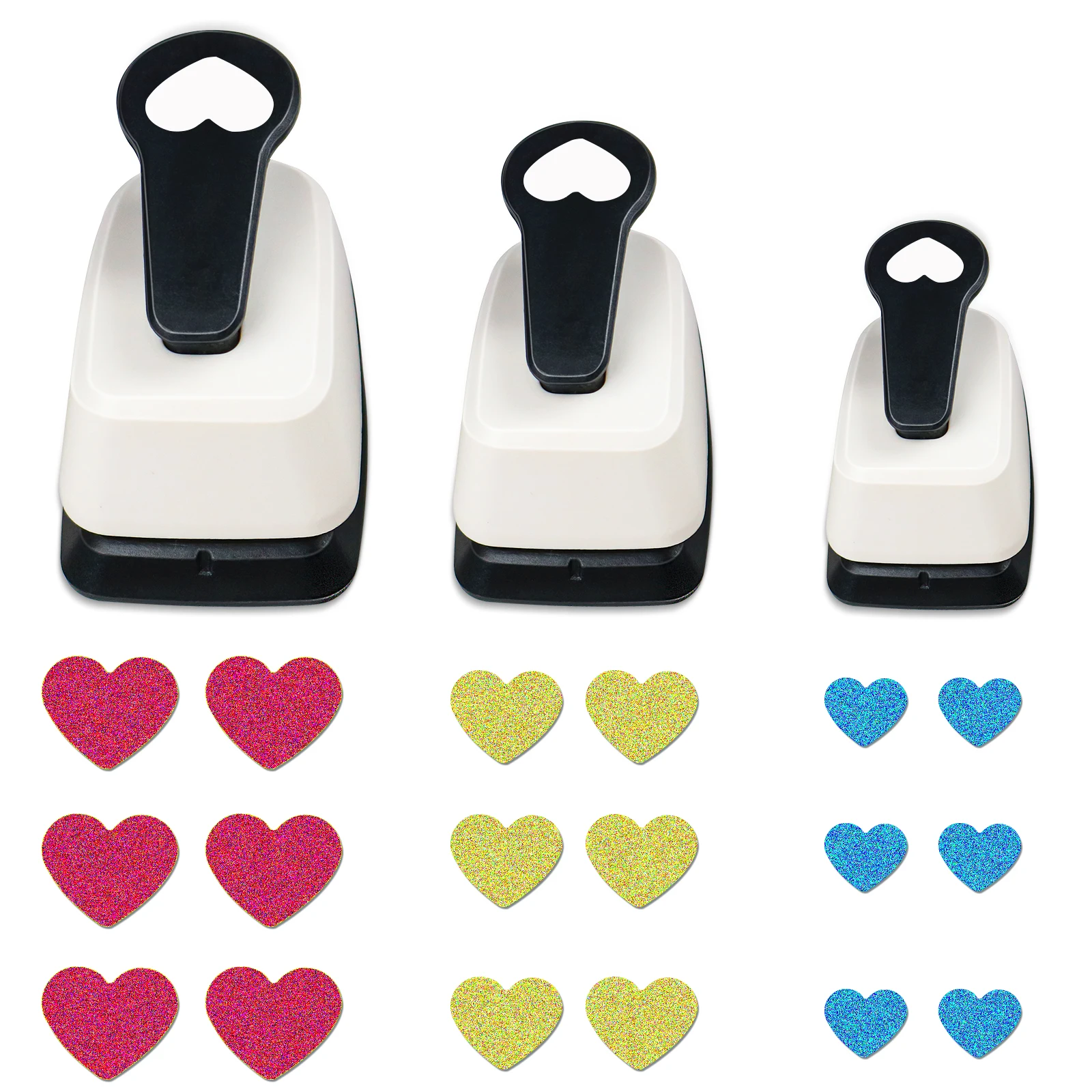 3pcs Paper cutter for crafts Hole Punchers Tool Set 3/8 5/8 1 inch 9 16 25mm Heart Paper Shapes for card making scrapbooking
3pcs Paper cutter for crafts Hole Punchers Tool Set 3/8 5/8 1 inch 9 16 25mm Heart Paper Shapes for card making scrapbooking