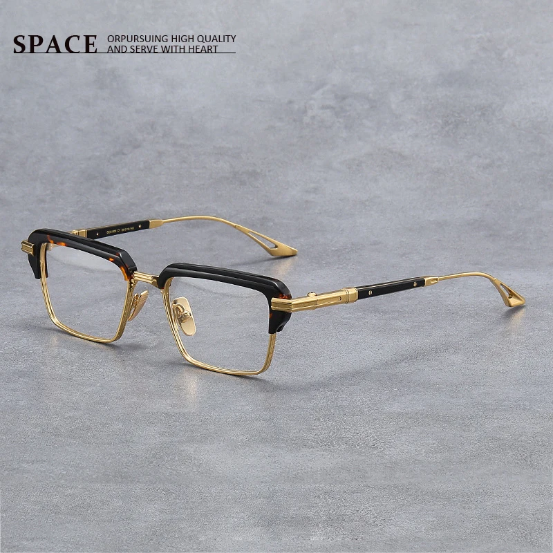 DEX-008 High-end business men pure titanium fashion spectacle frame eyebrow frame personalized handmade optical glasses
DEX-008 High-end business men pure titanium fashion spectacle frame eyebrow frame personalized handmade optical glasses