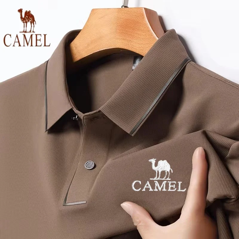 Camel men 2025 summer new multi-functional seamless breathable Polo shirt men short sleeve embroidery casual lapel T-shirt men's
Camel men 2025 summer new multi-functional seamless breathable Polo shirt men short sleeve embroidery casual lapel T-shirt men's