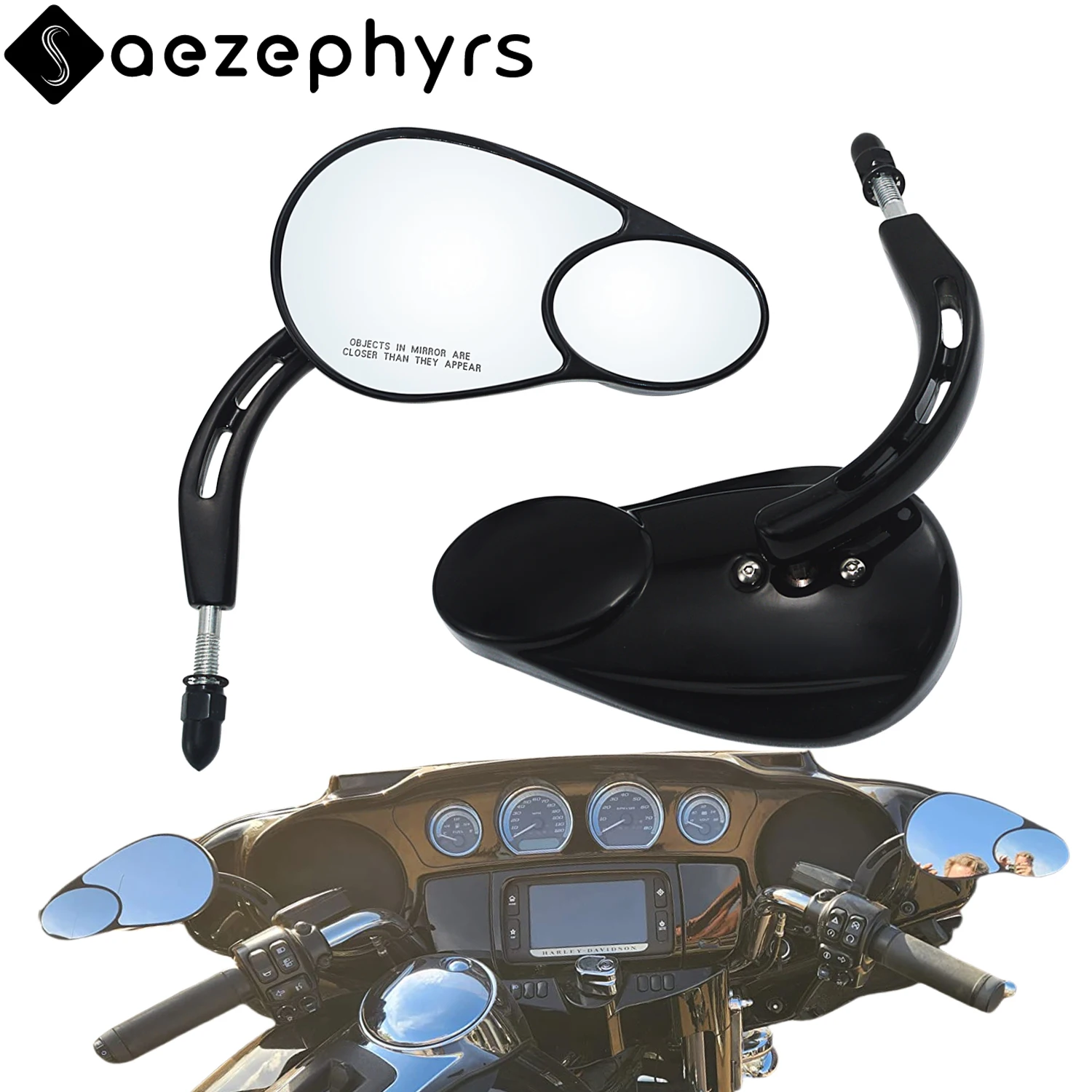 Motorcycle Rearview Mirrors Split Vision Mirrors for Harley Touring Sportster 883 Softail Electra Street Glide Road King Dyna
Motorcycle Rearview Mirrors Split Vision Mirrors for Harley Touring Sportster 883 Softail Electra Street Glide Road King Dyna