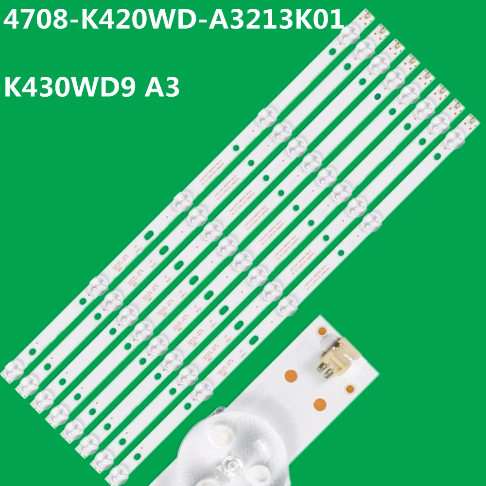 New LED Strip 5lamps For 43PHT4001/60 43PFT4001 43PFT6100S 43BFF3656/T3 43PUF6001/T3 K430WD9 420WD7 A3 4708-K420WD-A3213K01
New LED Strip 5lamps For 43PHT4001/60 43PFT4001 43PFT6100S 43BFF3656/T3 43PUF6001/T3 K430WD9 420WD7 A3 4708-K420WD-A3213K01