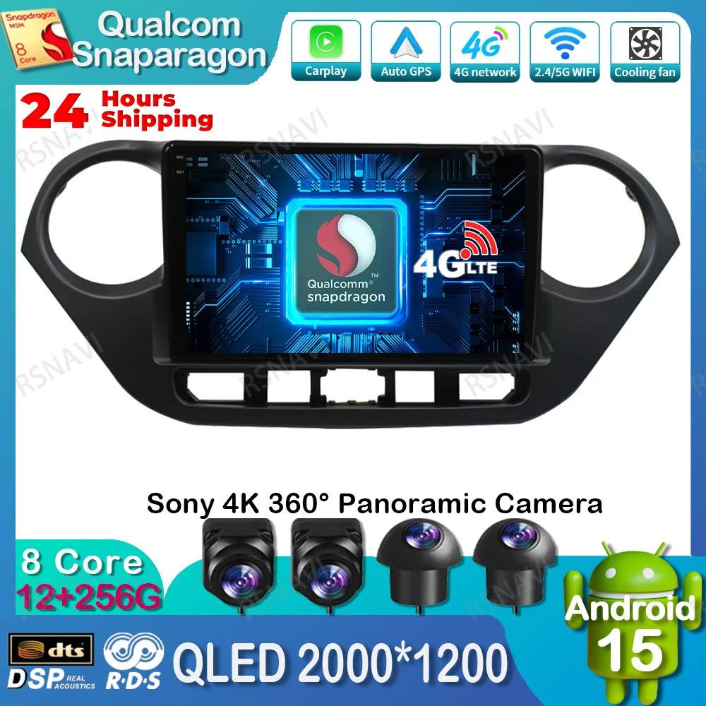 Android 15 Car Radio For Hyundai Grand I10 I 10 2013 2014 2015 2016 2017 2018 Autoradio AI Voice Head Unit Qualcomm GPS 4G LTE
Android 15 Car Radio For Hyundai Grand I10 I 10 2013 2014 2015 2016 2017 2018 Autoradio AI Voice Head Unit Qualcomm GPS 4G LTE