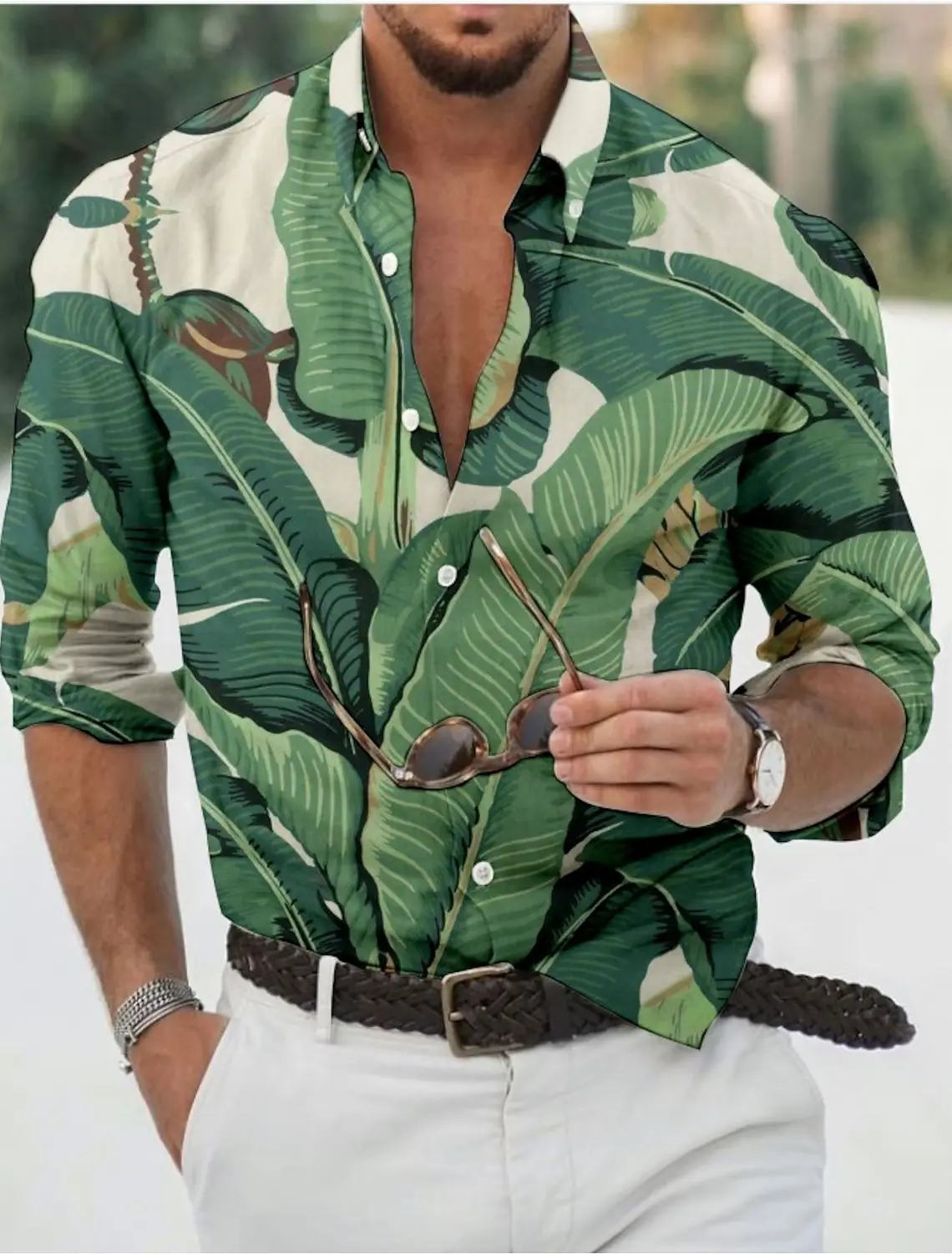 Men's Shirt Pattern Shirt Leaf Fold 3D Print Everyday Holiday Long Sleeve 3D Print Button Clothing
Men's Shirt Pattern Shirt Leaf Fold 3D Print Everyday Holiday Long Sleeve 3D Print Button Clothing