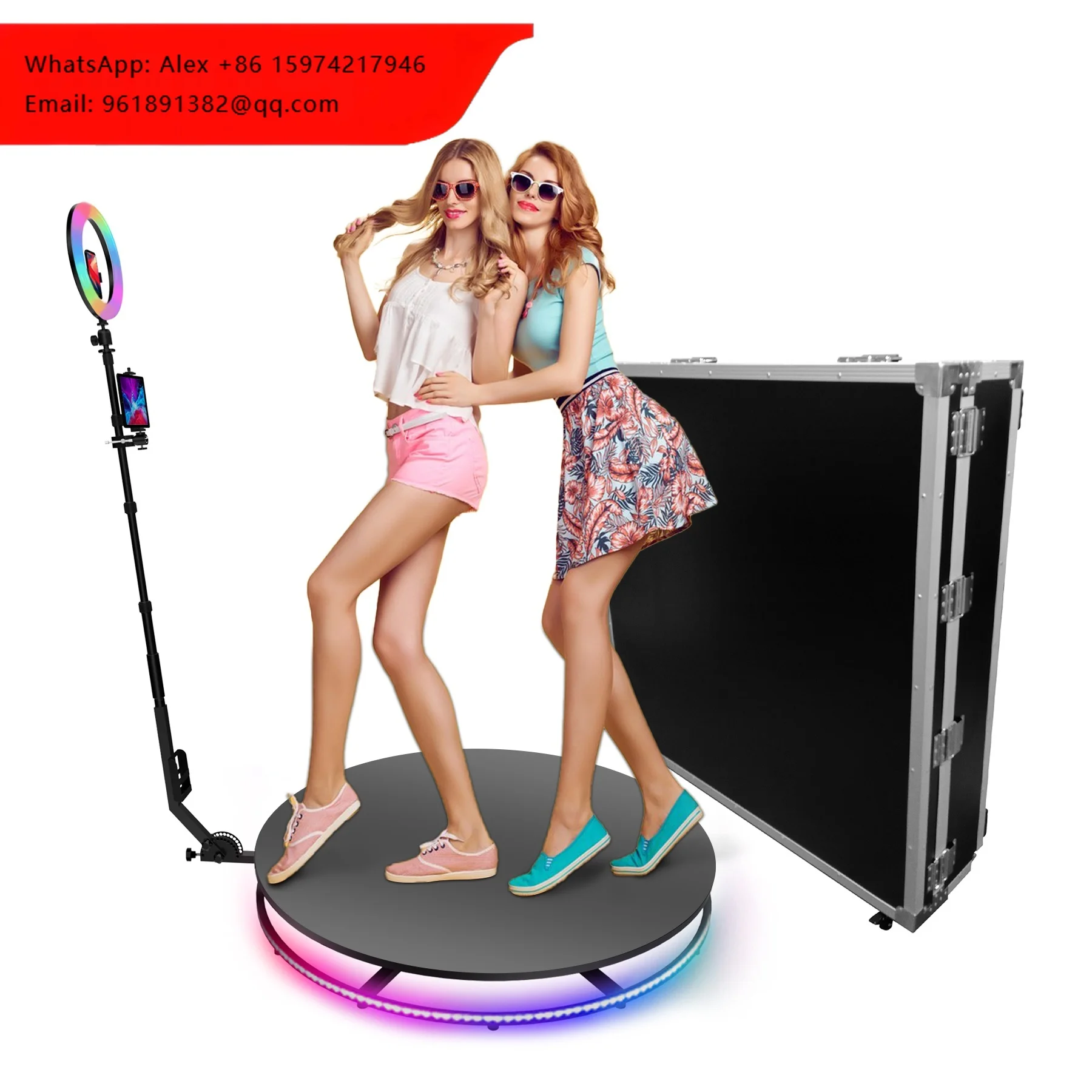 Selfie Magic Camera 360 Photo Booth Party Wedding Spin Video Photobooth 360 Automatic
Selfie Magic Camera 360 Photo Booth Party Wedding Spin Video Photobooth 360 Automatic