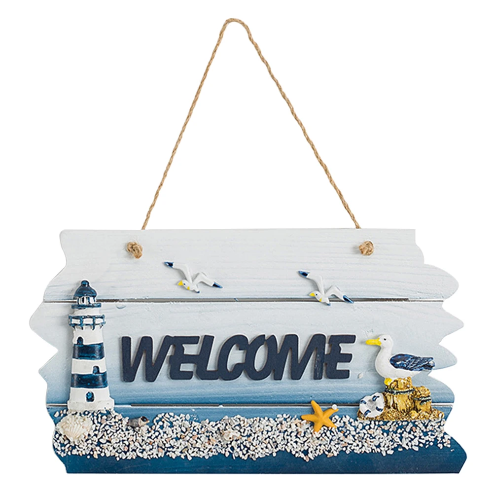 Wooden Hanging Wall Decor Nautical Welcome Sign Beach House Sign Ocean Element Lightweight Compact Size Easy to Hang Store
Wooden Hanging Wall Decor Nautical Welcome Sign Beach House Sign Ocean Element Lightweight Compact Size Easy to Hang Store