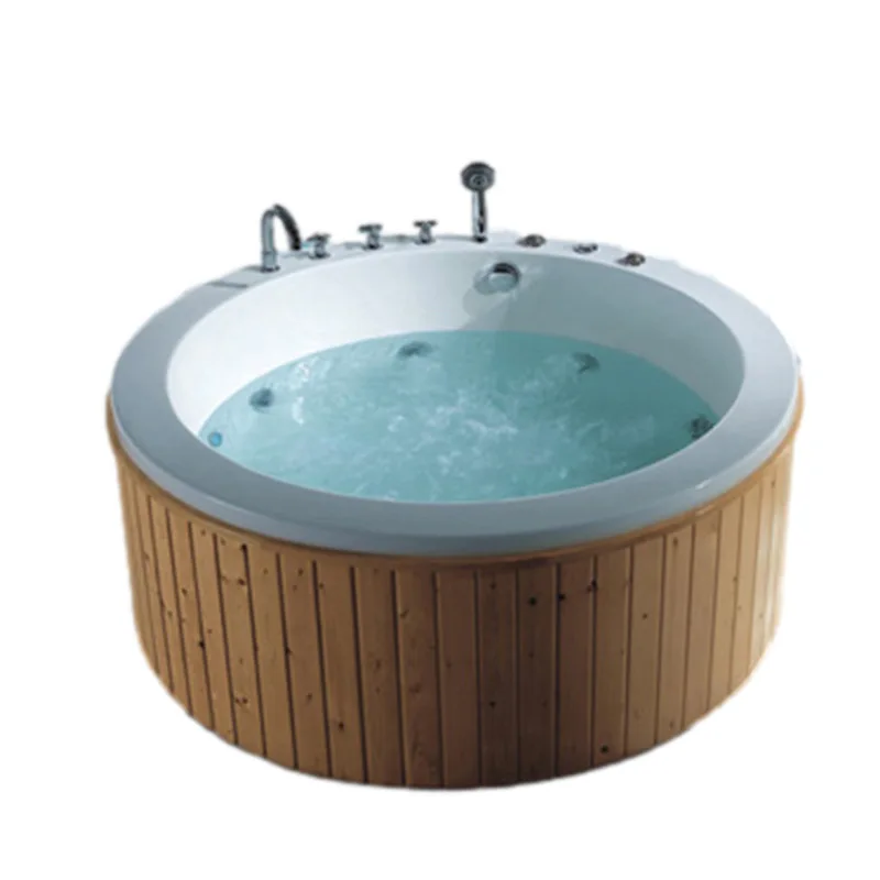 Direct supply of acrylic freestanding, surfing massage outdoor large pool, constant temperature smart villa round bathtub
Direct supply of acrylic freestanding, surfing massage outdoor large pool, constant temperature smart villa round bathtub