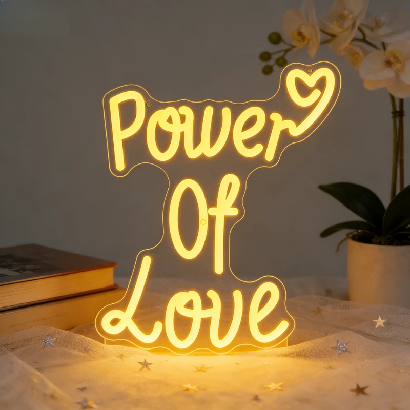 Power Of Love Neon Sign LED Night Light USB Wall Art Aesthetic Desk Lamp for Bedroom Living Room Wedding Party Home Decor Gift
Power Of Love Neon Sign LED Night Light USB Wall Art Aesthetic Desk Lamp for Bedroom Living Room Wedding Party Home Decor Gift