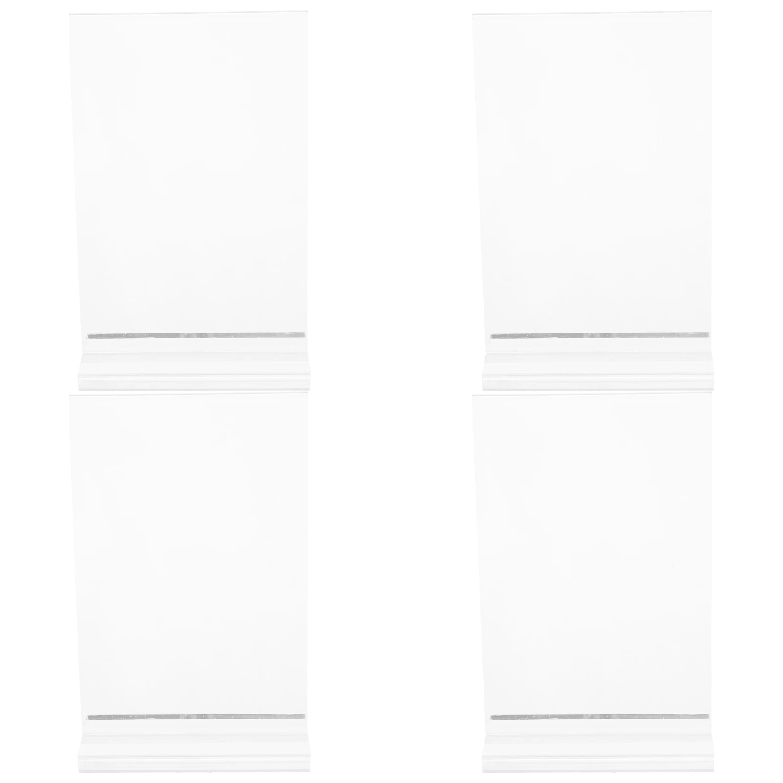 4pcs Sign Poster Board Acrylic Display Stand 15x10cm Price Tag Menu Holder Table Acrylic Table Sign Top Signage
4pcs Sign Poster Board Acrylic Display Stand 15x10cm Price Tag Menu Holder Table Acrylic Table Sign Top Signage
