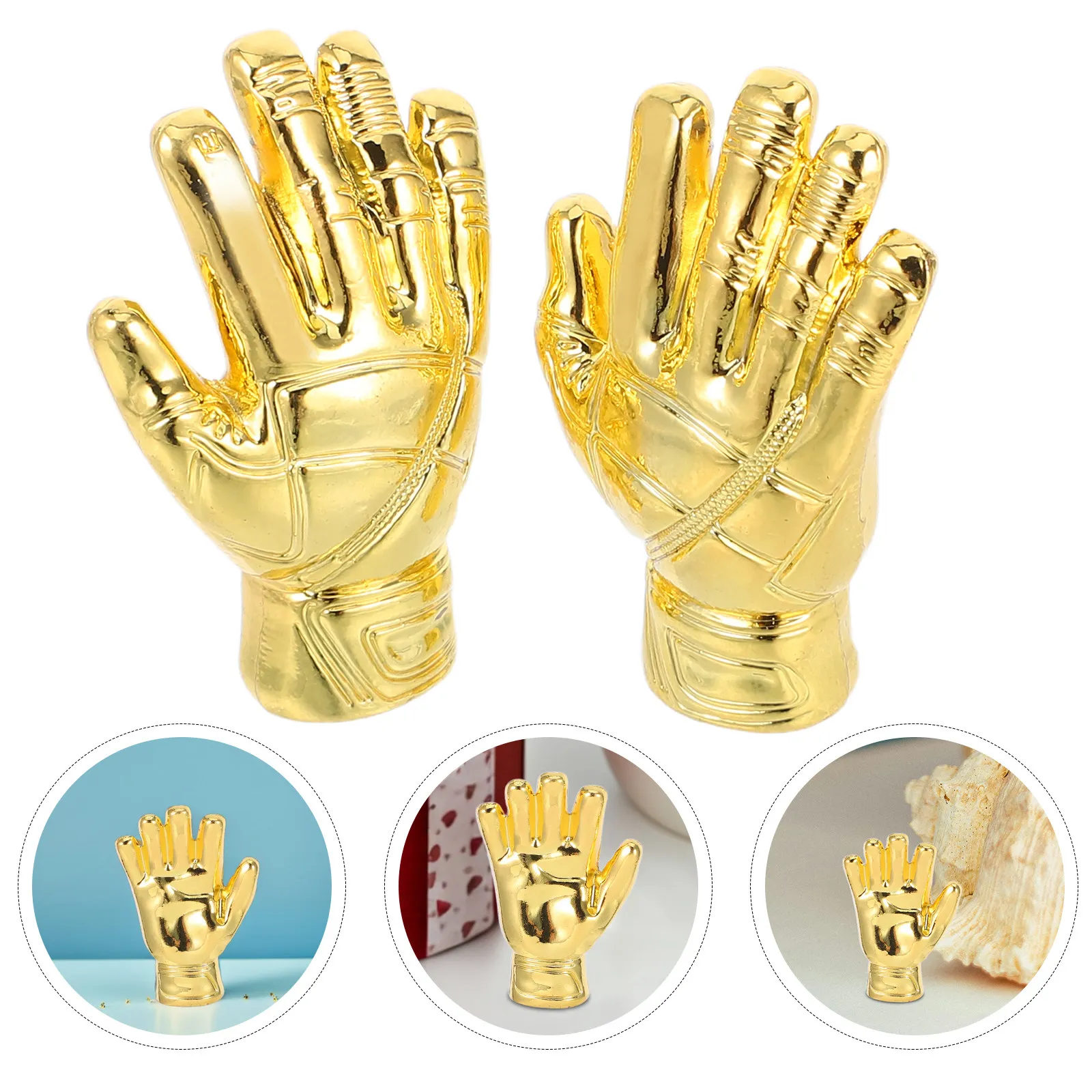 2Pcs Mini Trophy Soccer Award Gold Goalkeeper Gloves Souvenir for Sports Competitions Football Fan Collectors Display
2Pcs Mini Trophy Soccer Award Gold Goalkeeper Gloves Souvenir for Sports Competitions Football Fan Collectors Display