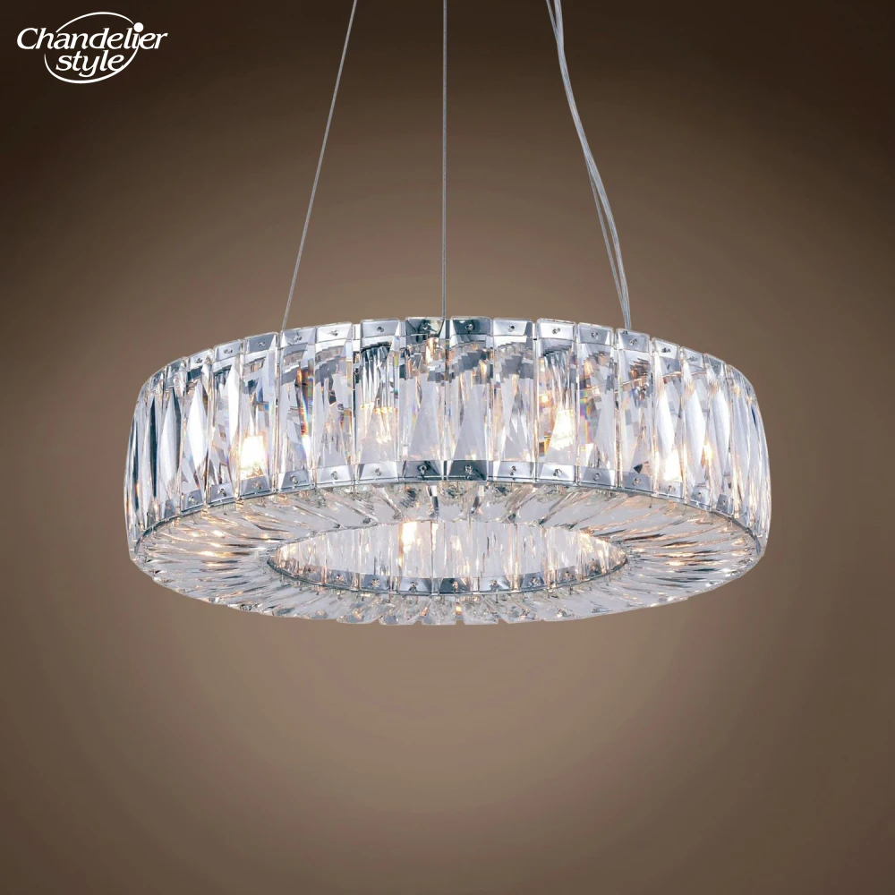 LED Chandeliers Lamp Modern Round Chandelier Light Halo Clear Crystal Pendant Hanging Lamp Lights Fixture
LED Chandeliers Lamp Modern Round Chandelier Light Halo Clear Crystal Pendant Hanging Lamp Lights Fixture