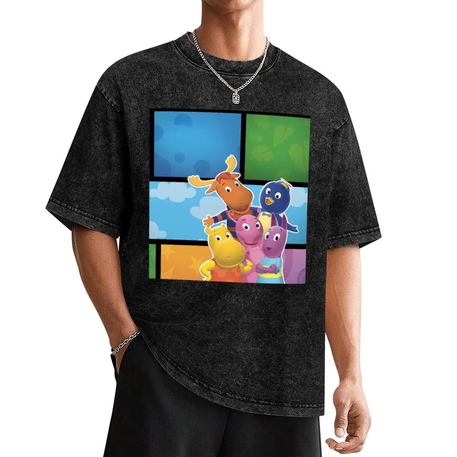Backyardigans Pablo Tyrone Tasha Austin Uniqua T-Shirt custom shirt animal prinfor boys boys animal print mens t shirts
Backyardigans Pablo Tyrone Tasha Austin Uniqua T-Shirt custom shirt animal prinfor boys boys animal print mens t shirts