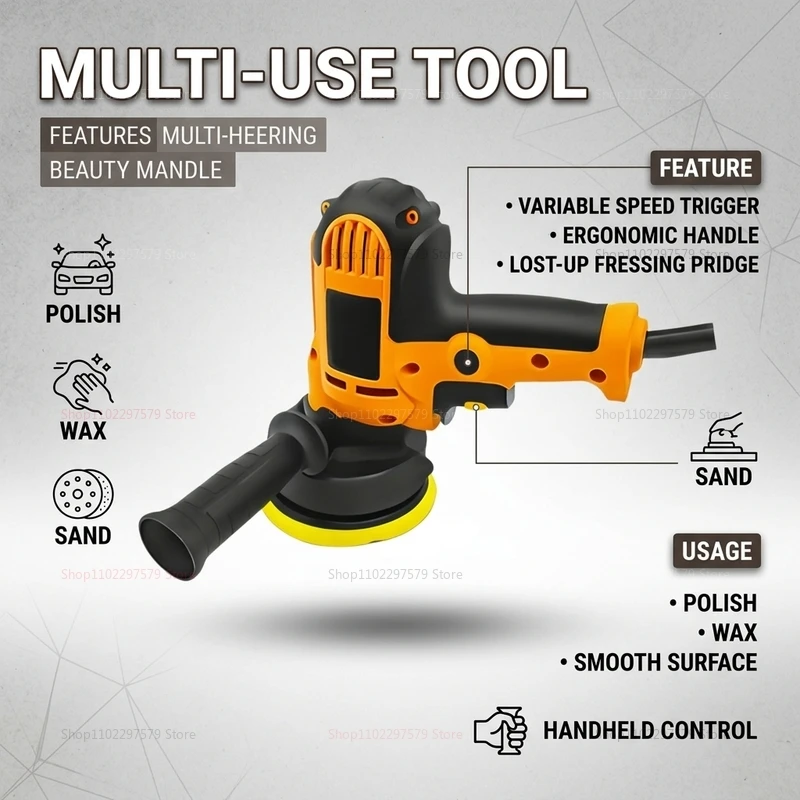 Electric Car Polisher For Waxing Scratch Repair Adjustable Speed Polishing Tool For Car Care And Surface Repair Home Polis
Electric Car Polisher For Waxing Scratch Repair Adjustable Speed Polishing Tool For Car Care And Surface Repair Home Polis
